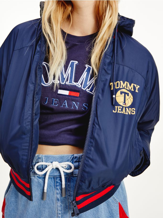 Tommy Jeans Moteriška Striukė Basketball - UniStyle