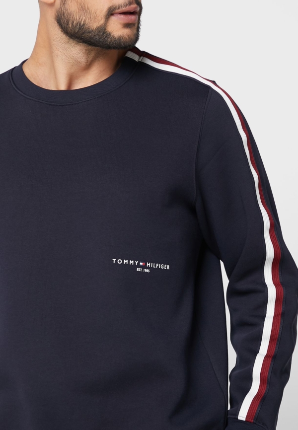 Sweatshirt Tommy Hilfiger NEW GLOBAL STRIPE CREWNECK MW0MW29344