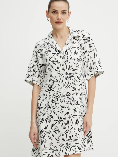 Karl Lagerfield Suknelė Linen Blend Shift Dress