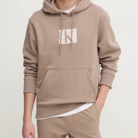 Calvin Klein Jeans Vyriškas Džemperis Soft Box Monogram Šviesiai Ruda