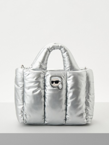 Karl Lagerfeld Moteriška Rankinė Ikoniško Nylon Puff S Tote