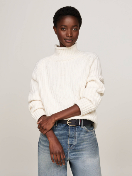 Tommy Hilfiger Moteriškas Megztinis Chunky Cardigan Stitch M-NK